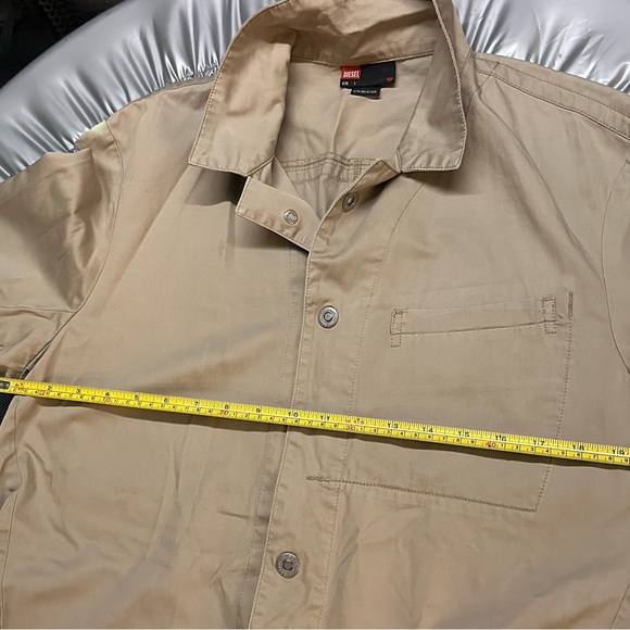 Diesel Lightweight boardwalk Jacket men’s large beige - Picture 7 of 11